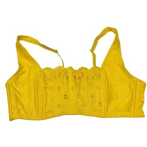 Women’s Savage x Fenty Corset Lace Bra in Yellow Sz 3X NWT